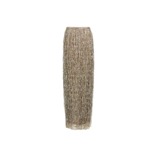 Brunello Cucinelli Sequin Fringed Skirt