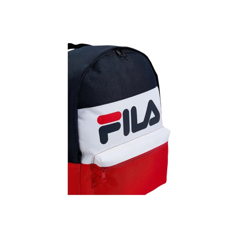 FILA Polyester Backpack Unisex Red/White-3