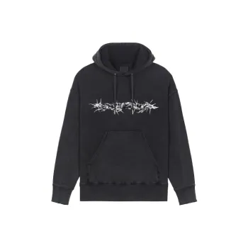 Givenchy Barbed Wire Print Hoodie
