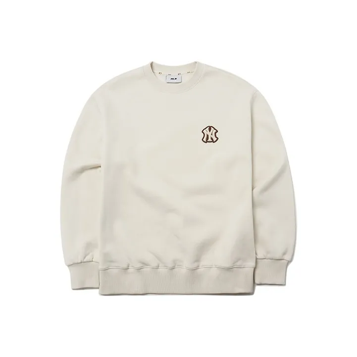 MLB Sweatshirt Winter Unisex Ivory White-0