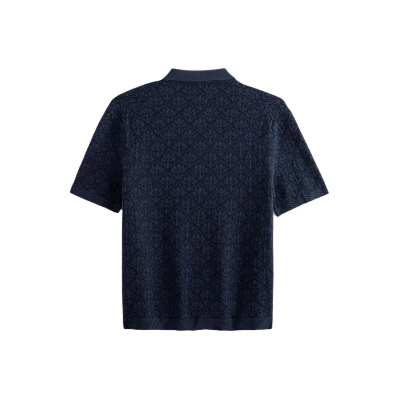 Abercrombie＆Fitch Polo Shirt Men's Navy Blue-1