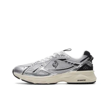 Le Coq Sportif LCS R2004 Low Top Chunky Sneakers Unisex Gray Silver