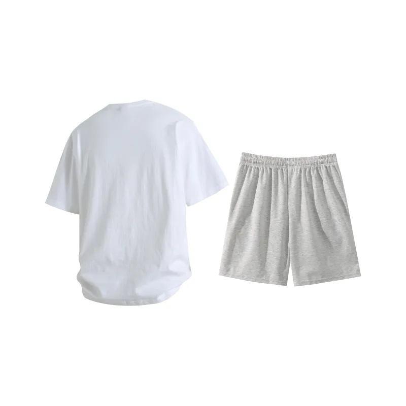 OGEK Casual Sportswear Unisex Black+Black Shorts-9