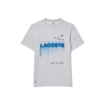 LACOSTE x DANNIER·MEIDEWEIJIEFU LIANMINGKUAN T Shirt Men's Gray