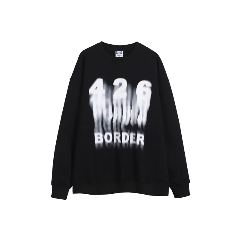 F426 Sweatshirts Unisex Black-0