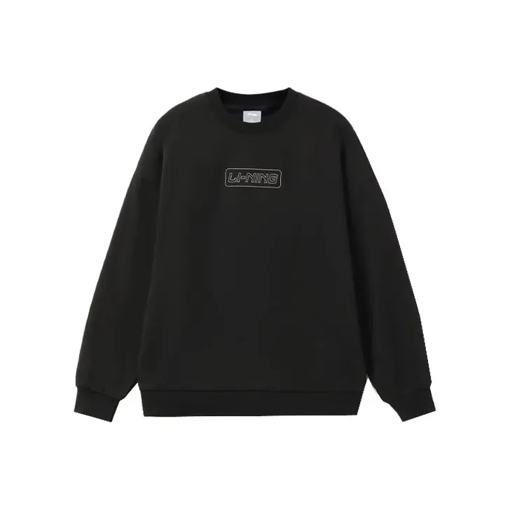 LiNing Sweatshirt Winter Unisex Black-0