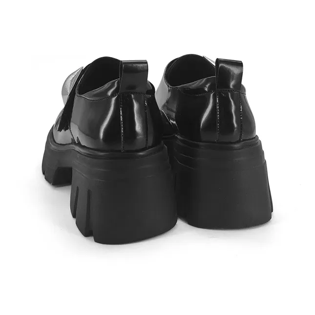 Xuanbaihui Loafers Women's Brown-4