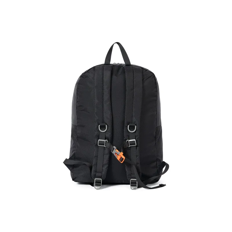 Sharkborough Nylon Backpack Regular Unisex Black/White/Orange-3