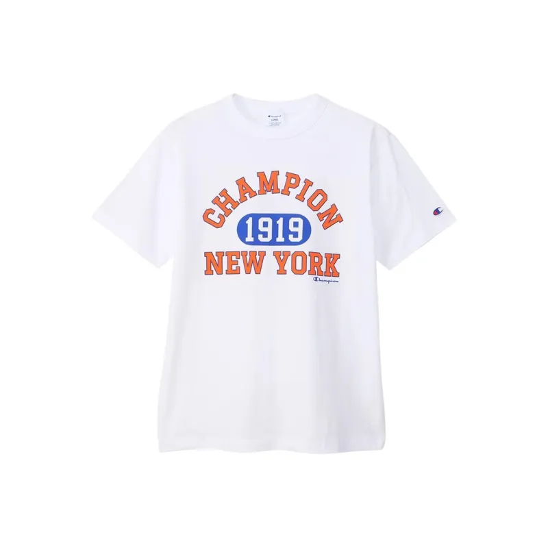 Champion T Shirts Unisex White-0