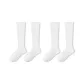 [Compression Calf Socks 32cm]2 Pack White