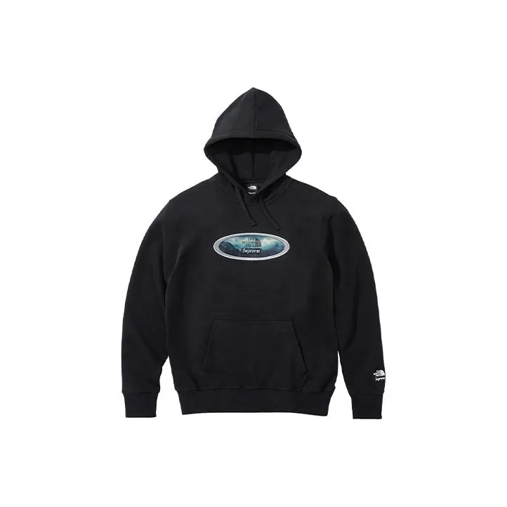 Supreme The North Face Lenticular Mountains Hooded Sweatshirt-0