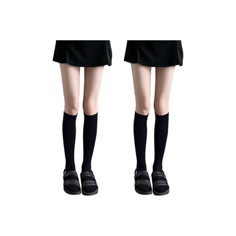 MIIOW Knee High Socks Women's 2 Pack-0