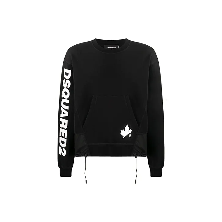 DSQUARED 2 Maple Leaf Logo print Sweatshirt-0