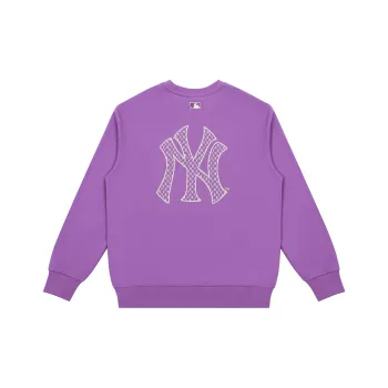 MLB Old Flower Sweatshirts Unisex Purple