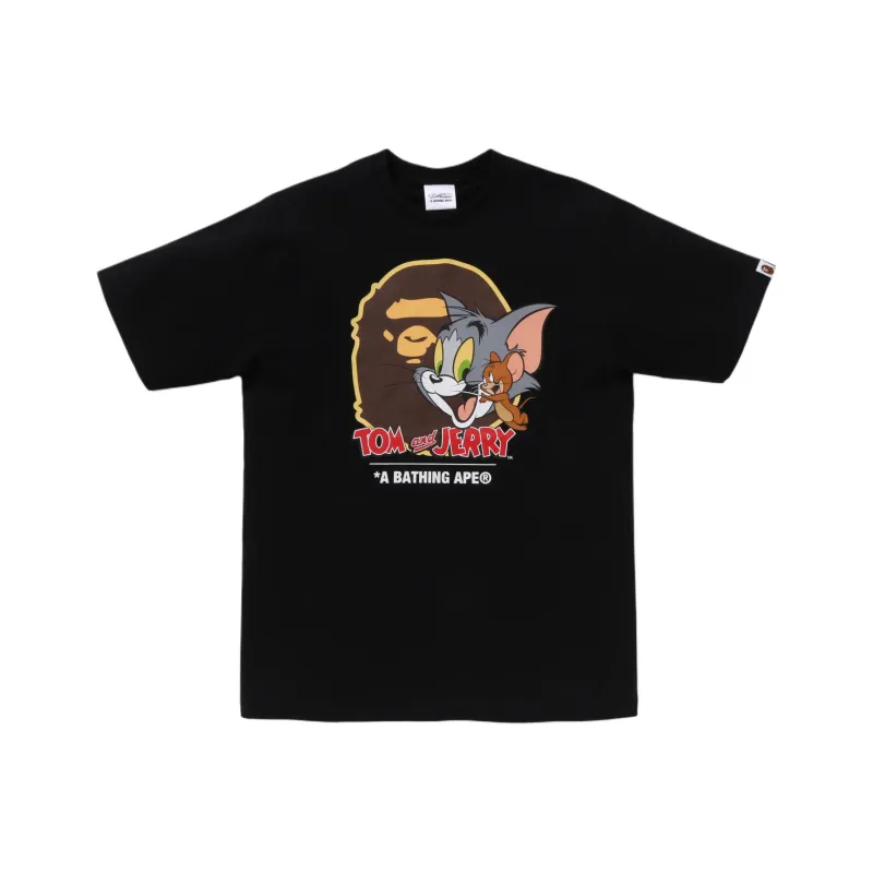 A BATHING APE X Tom And Jerry 85th Ape Head I Tee-2