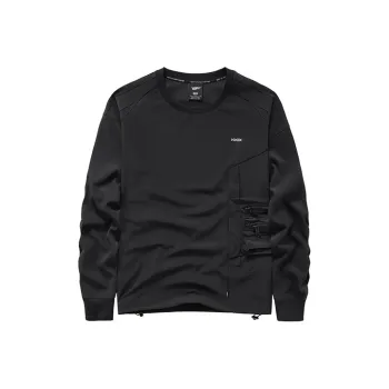 VIP Crew Neck Loose Fit Sweatshirt Unisex Black