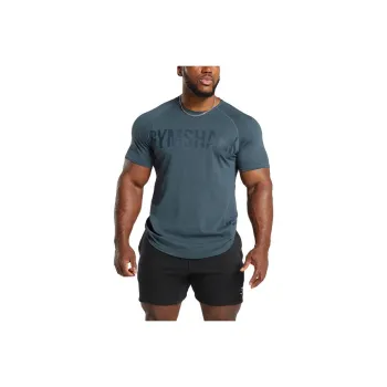 GYMSHARK T Shirt Men's Titanium Blue