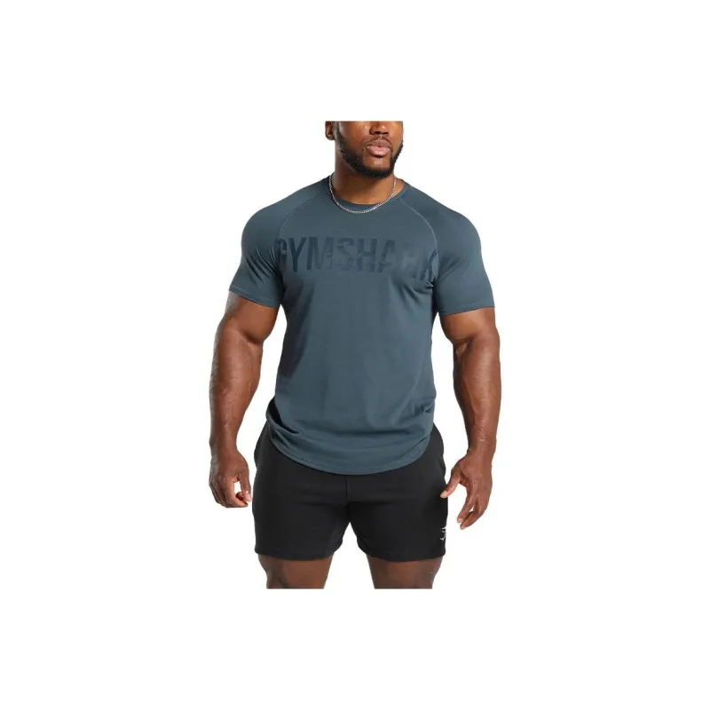 GYMSHARK T Shirt Men's Titanium Blue-0