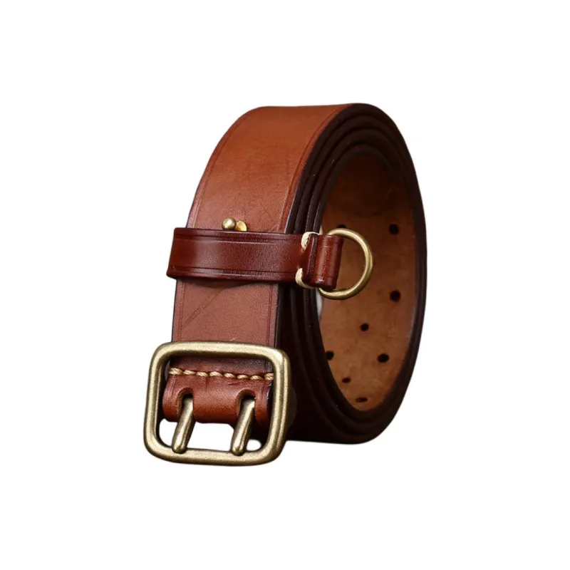 JEANSWEST Cow Leather Belts Men's 3.8CM-5