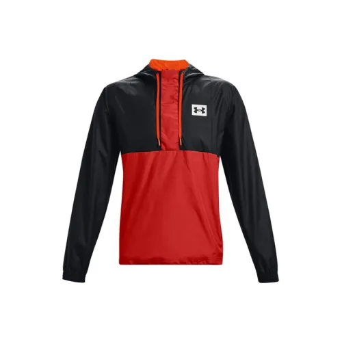 Under Armour Woven Collection Sweatshirts Men Shiny Red