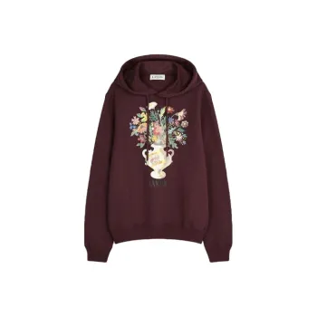 Lanvin Sweatshirts Men Burgundy Red