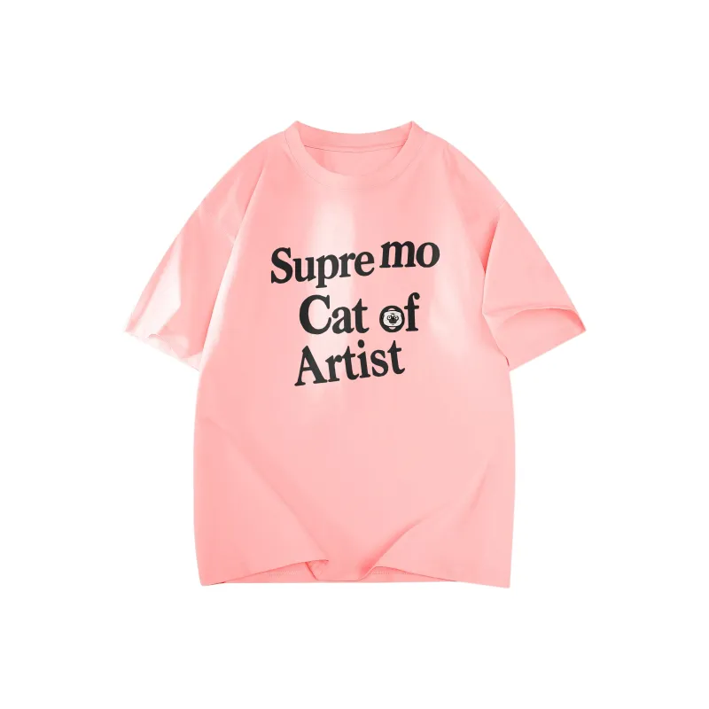 Supremo Cat T Shirts Unisex-4