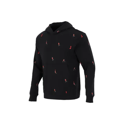 Metallic Full Print Athleisure Casual Sports Pullover Black