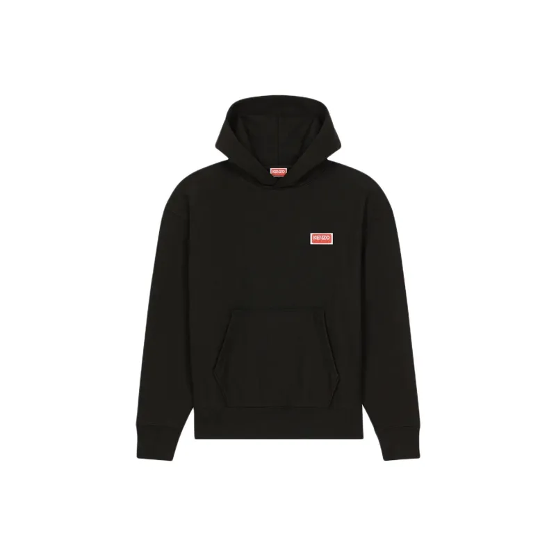 KENZO Logo Printed Long Sleeved Hoodie-0