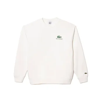 Sporty & Rich X LACOSTE Sweatshirts Unisex White