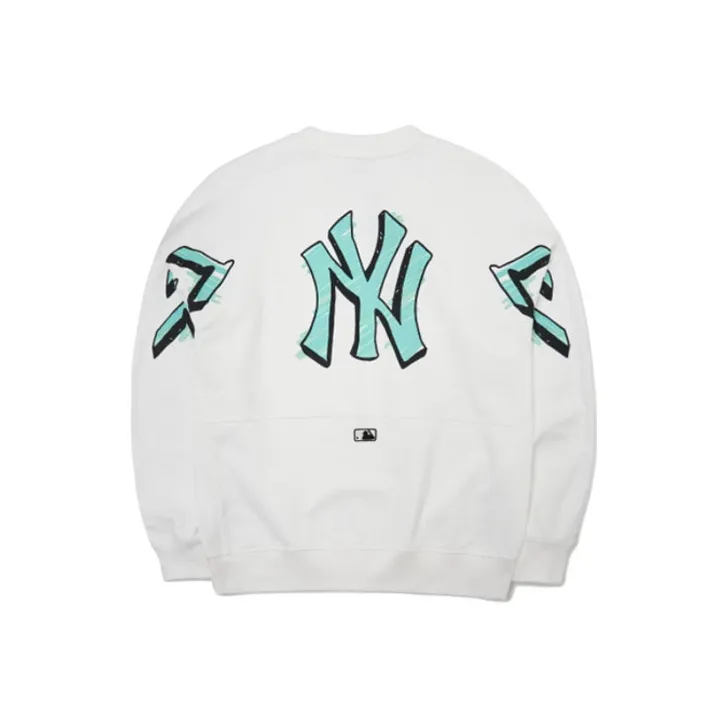 MLB New York Yankees Sweatshirts Unisex White-0