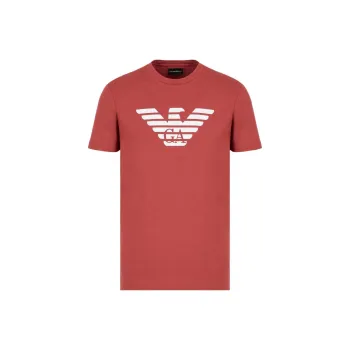 EMPORIO ARMANI Pima jersey T shirt With Logo Print