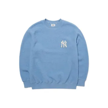MLB Base Logo Sweatshirts Unisex Blue