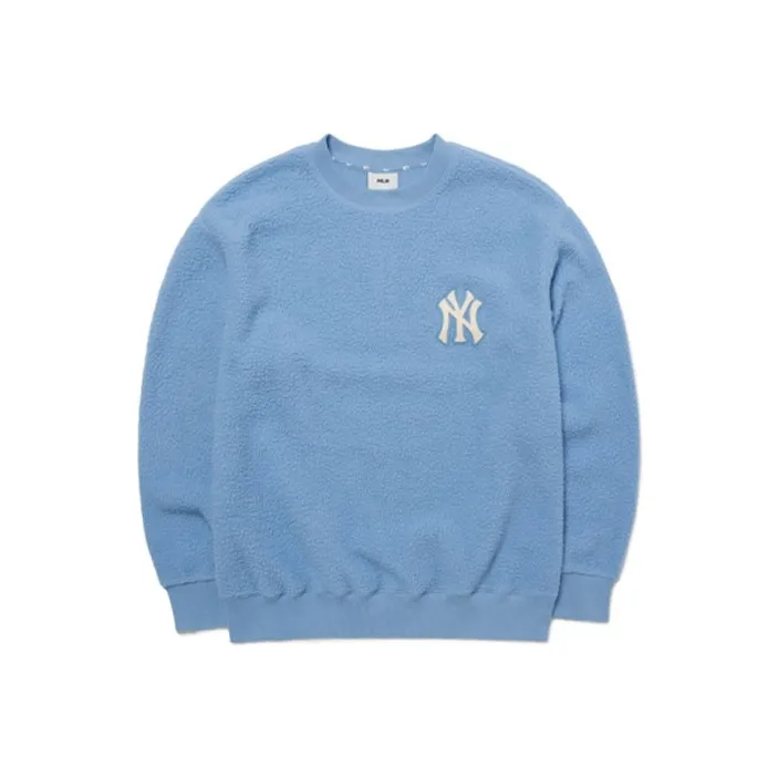 MLB Base Logo Sweatshirts Unisex Blue-0