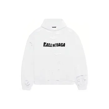 Balenciaga Caps Destroyed Oversize Fit Hoodie
