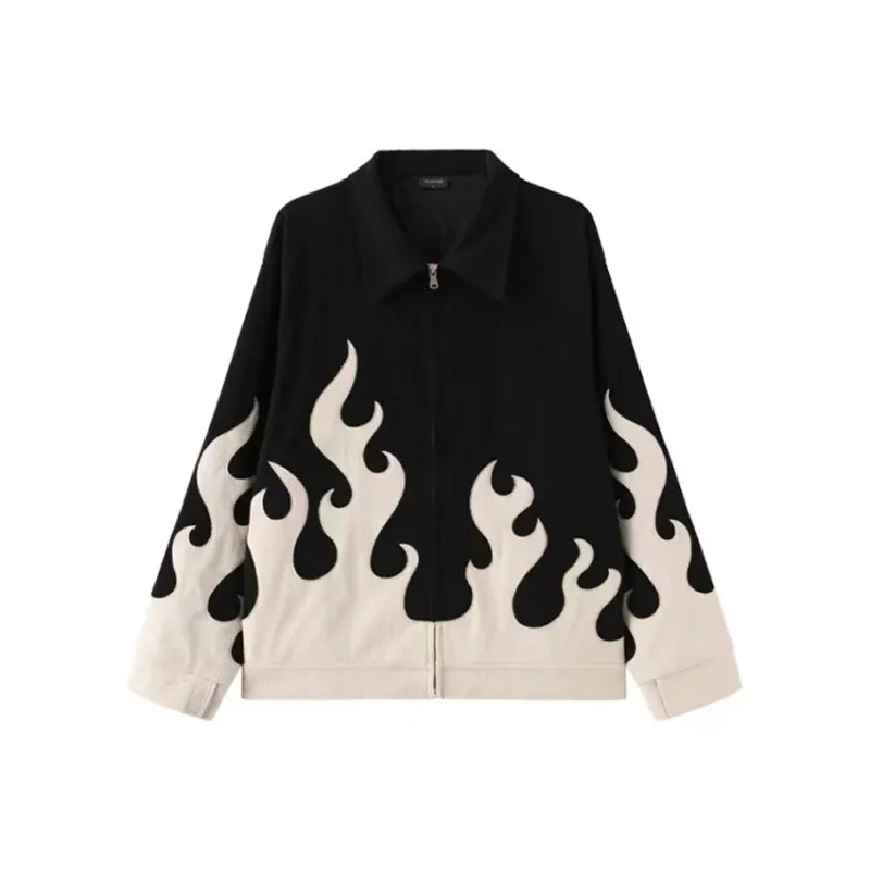 TESTUNG Fashion Jackets & Coats Unisex Classic Black And White Tone-2