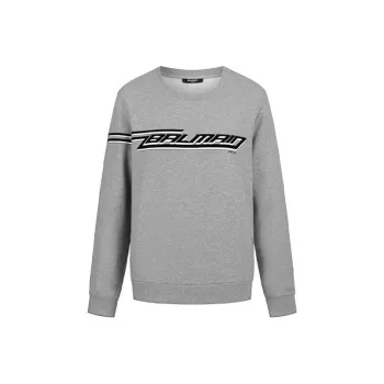 BALMAIN Sweatshirts Men Dark Gray