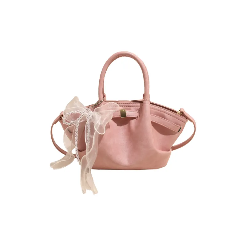 PINK·LAND PU Handbag Regular Women's Black/Pink/Ecru/Blue-8