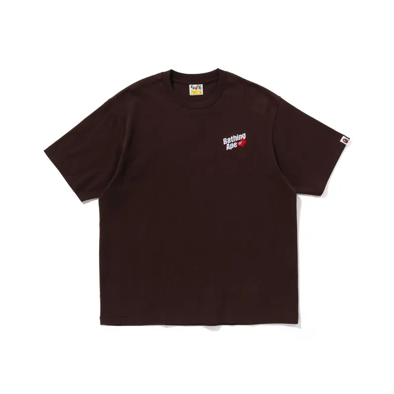 Bape Bathing Ape Logo Relaxed Fit Tee-4