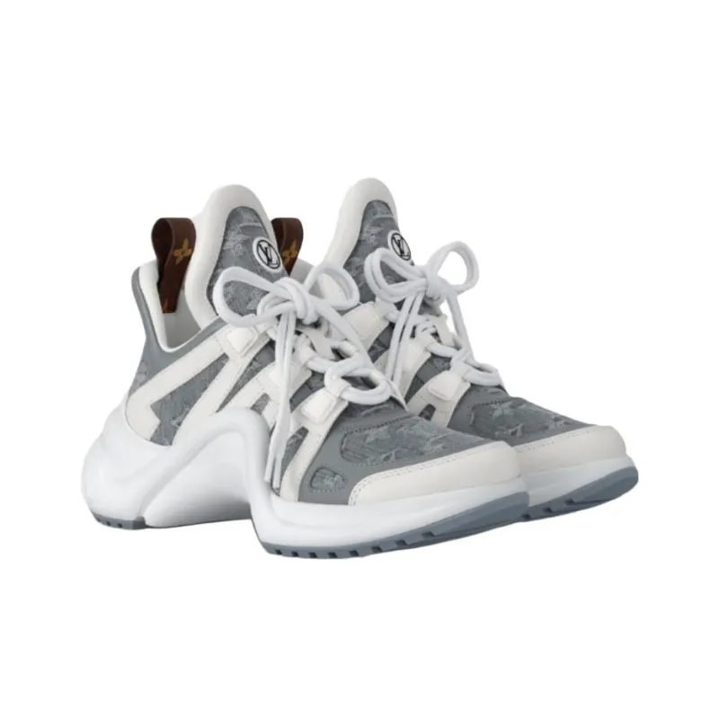 LOUIS VUITTON Archlight Low Top Chunky Sneakers Women's Blue-2
