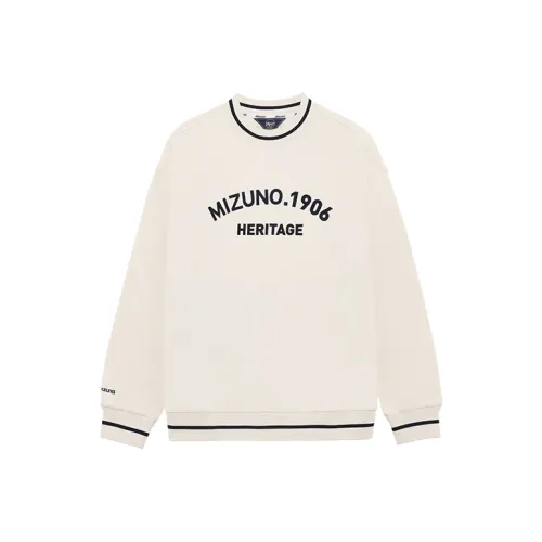 Mizuno Sweatshirt Unisex Coconut Milk White