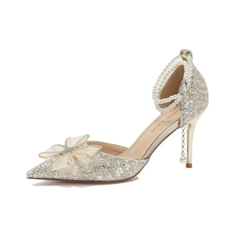 Than Than Me Slim Heel High Heels Women's-2