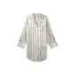 Cat embroidered mulberry silk women's nightdress