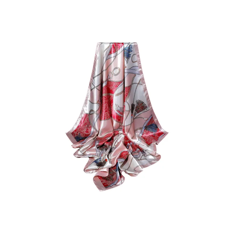 Shanghai Story 100% Polyester Silk Scarves Women's-57