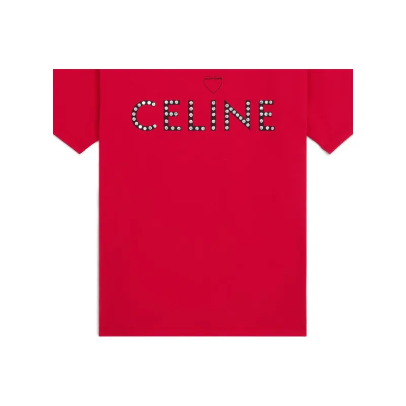CELINE T Shirts Men Red-3