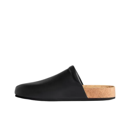 Scholl x Balenciaga Closed Toe Slippers Men's Black