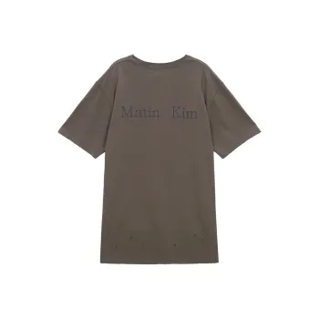 MATIN KIM T-Shirts Unisex Beige