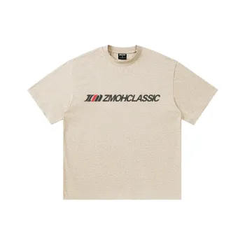 ZMOH T Shirt Unisex Linen Brown