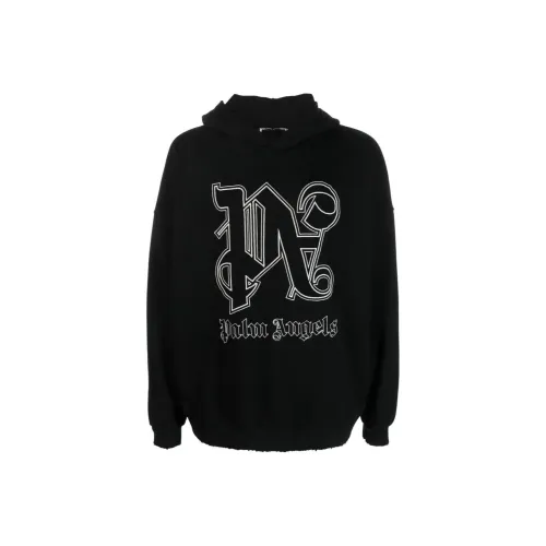 PALM ANGELS Monogram Statement Logo Hoodie