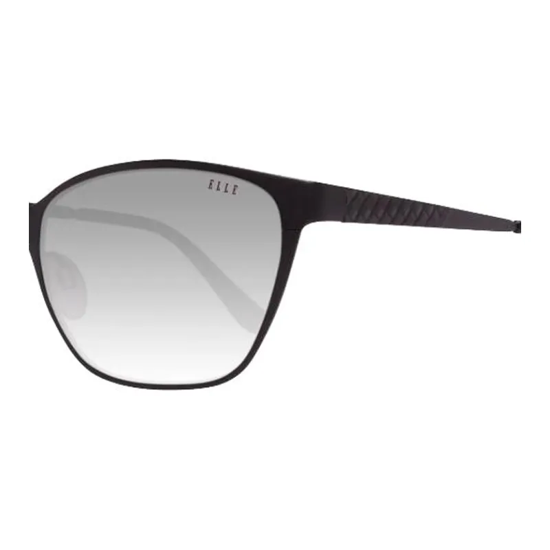 ELLE Irregular Shape Sunglasses Unisex Black-1
