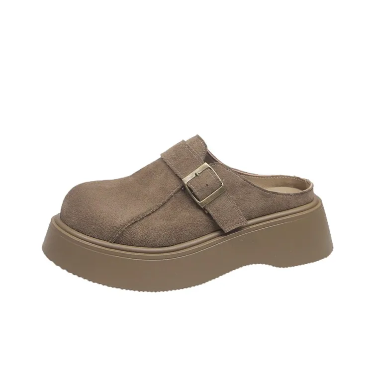 BANWEIDIYA Abrasion Resistant Slip Resistant Wrap toe Slippers Women's-8